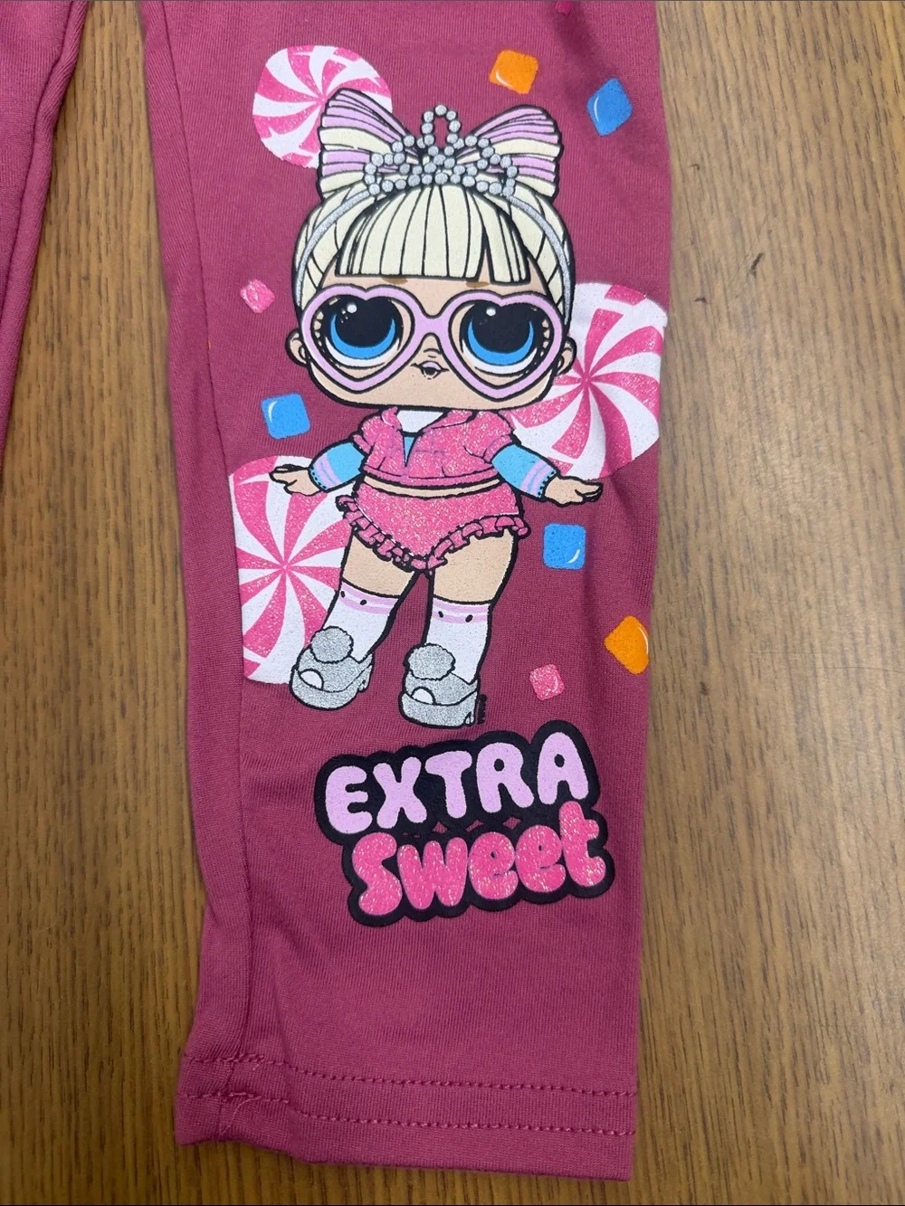 L.O.L. Surprise! Pink Printed Hoodie with Magenta Character Leggings